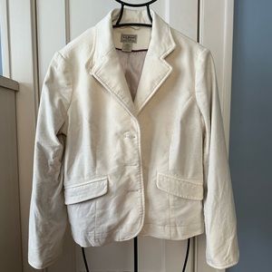 LL Bean Lined Velvet Blazer